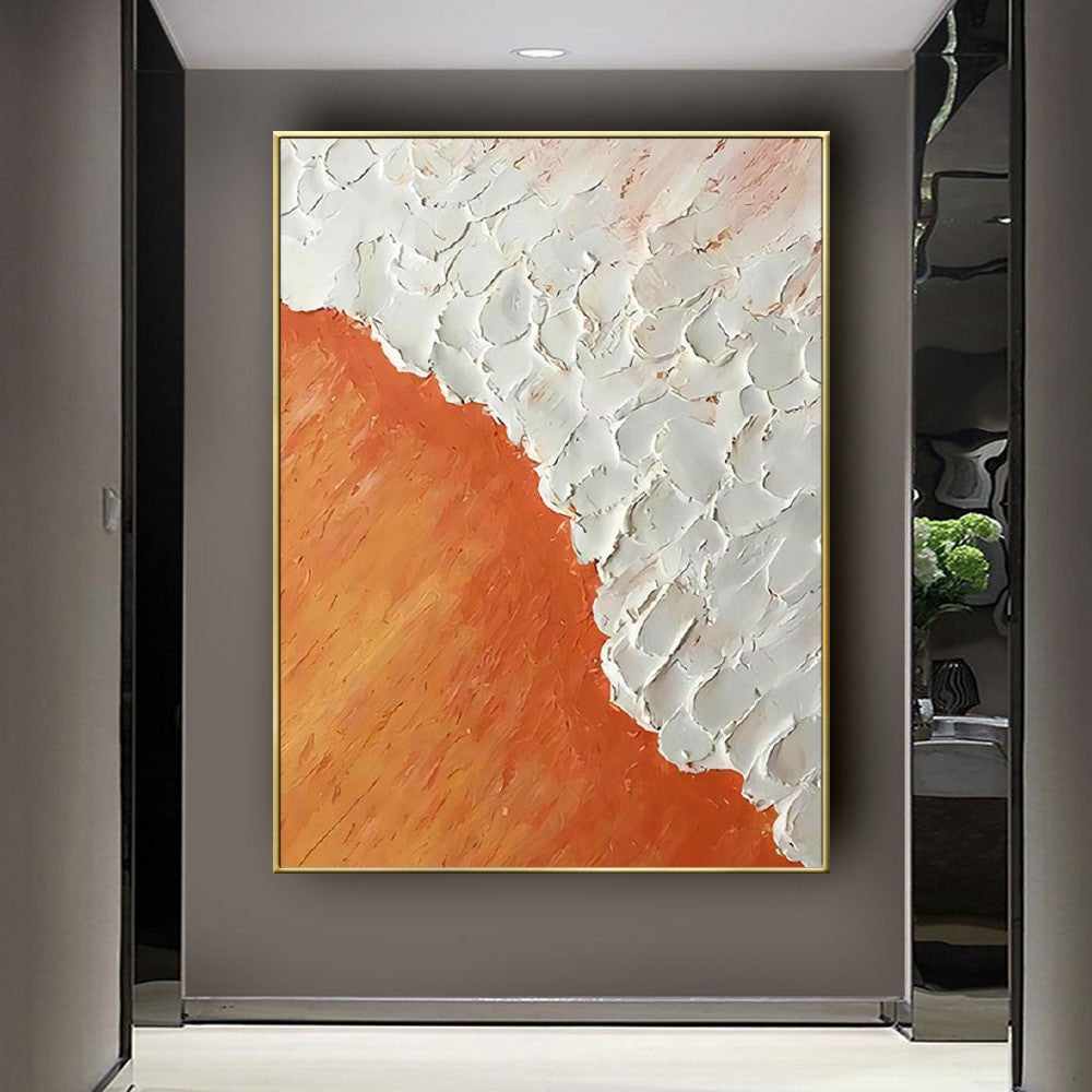 Vivid orange contrast