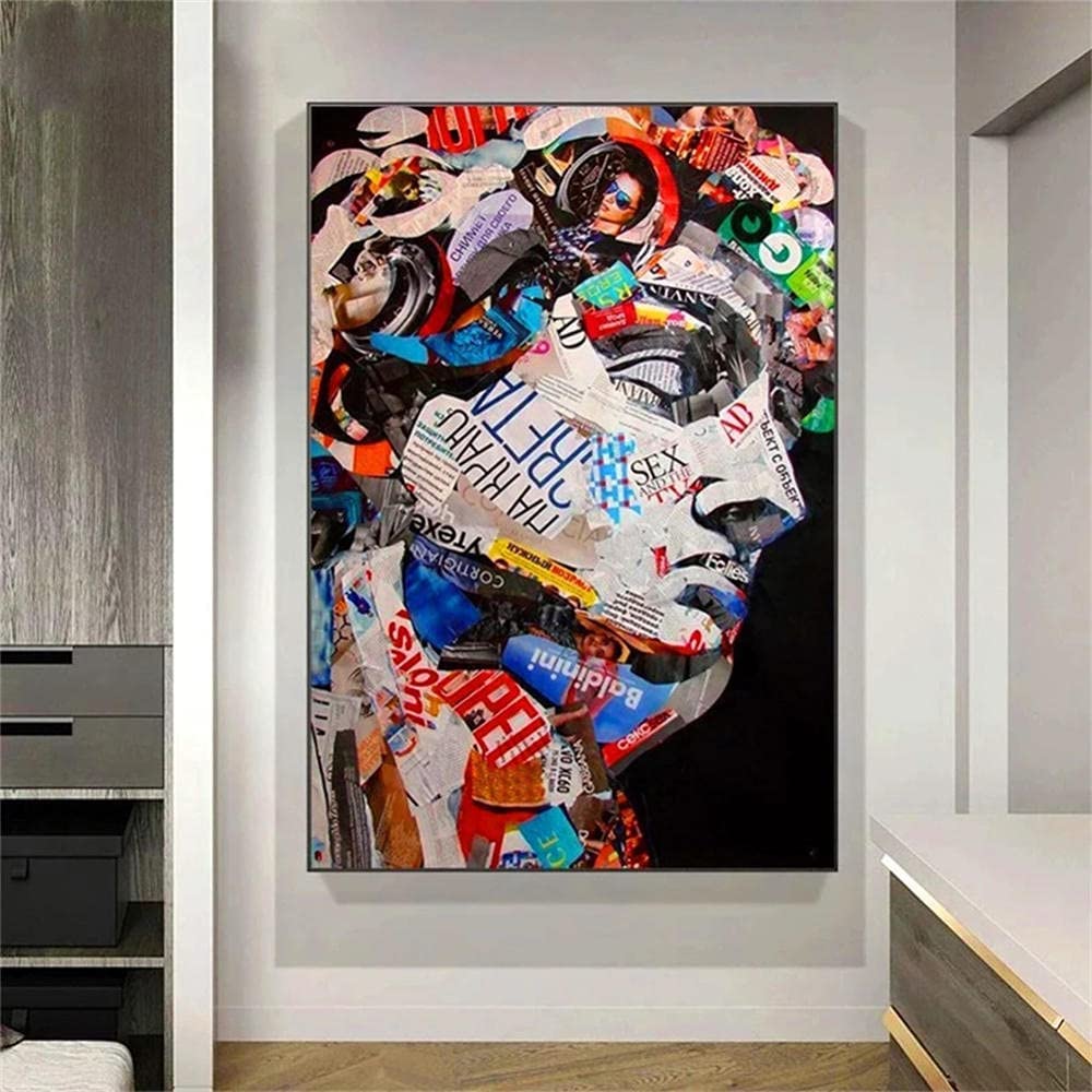 David Pop Art | 50X70cm - WITH FRAME