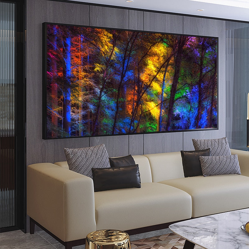 Colorful forest