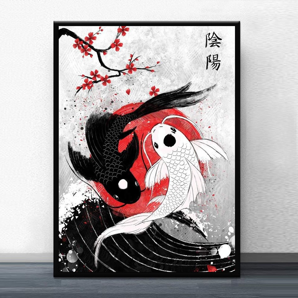 Koi fish "Yin Yang"