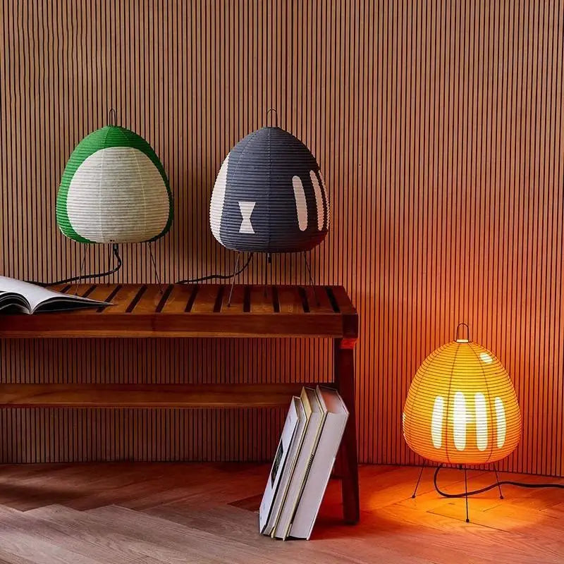 Lampada da tavolo stile giapponese Colorata