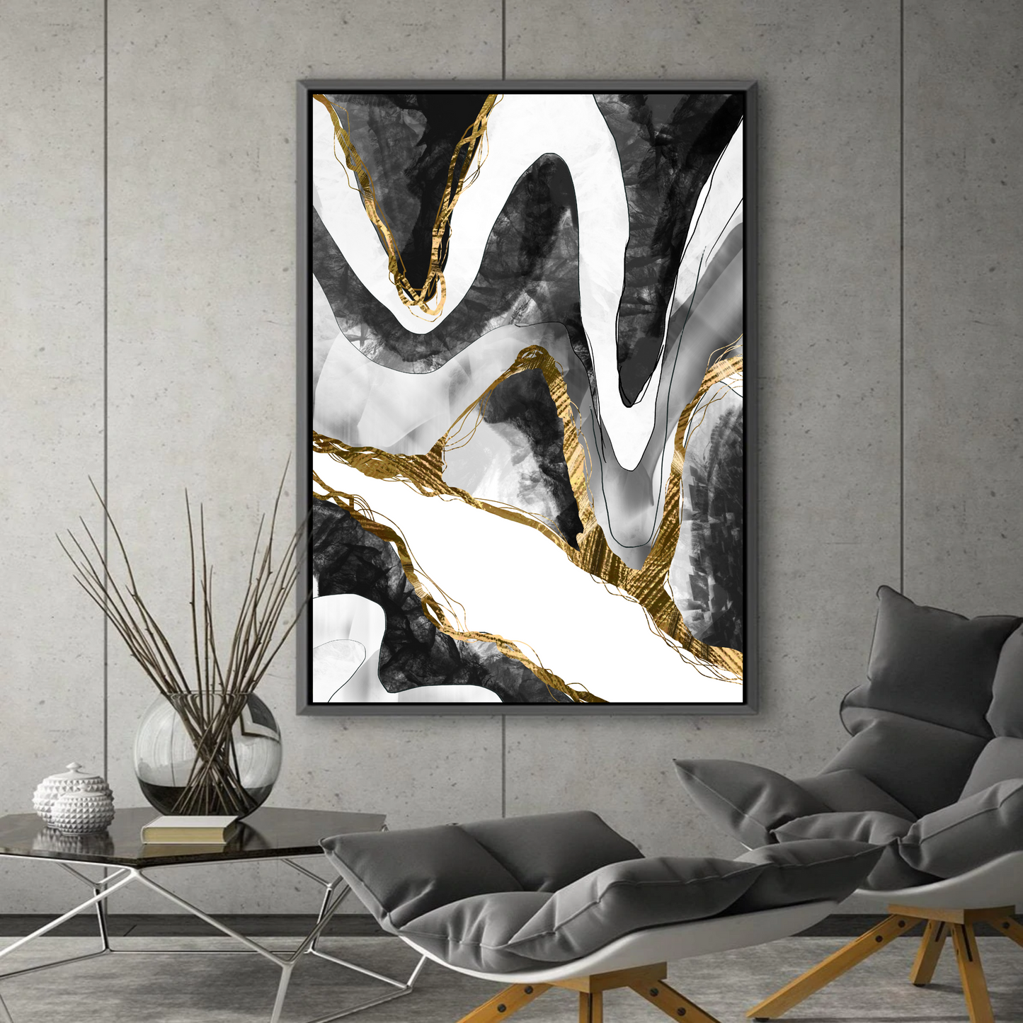 Shades of black and white
