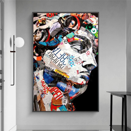 David Pop Art | 50X70cm - WITH FRAME
