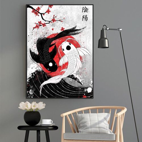 Koi fish "Yin Yang"