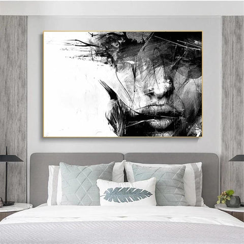 Abstract female face