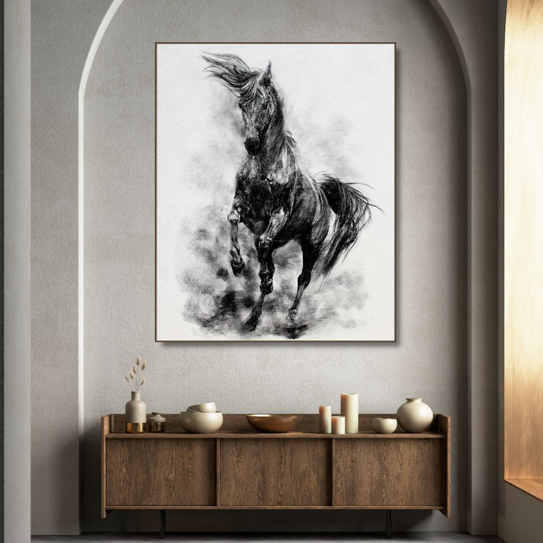 Quadro Senso di Libertà, dipinto che trasmette serenità e pace, ideale per arredare con eleganza e un tocco di libertà ogni ambiente.