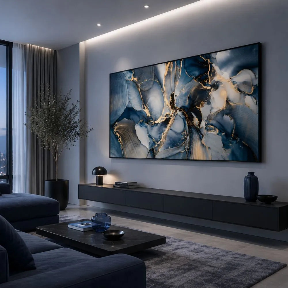 Marmo vivido astratto – quadro astratto disponibile con telaio o cornice, più dimensioni