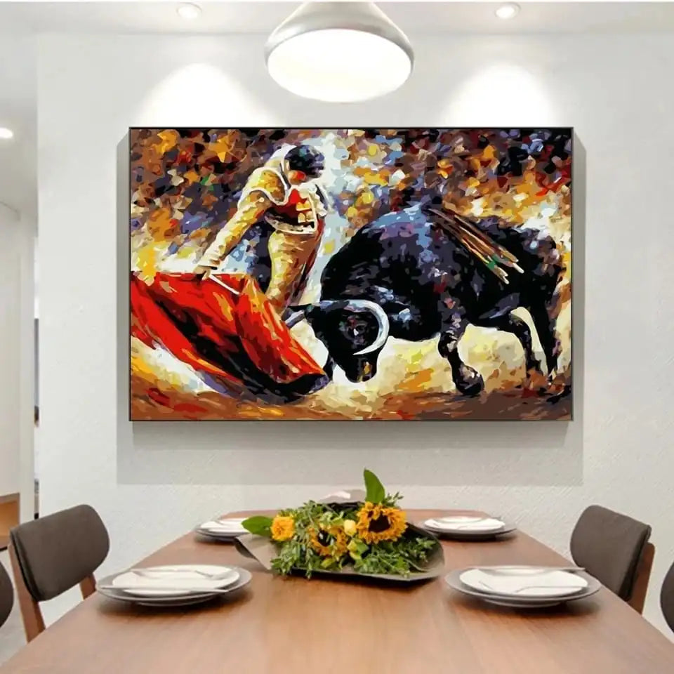 quadro su tela el torero 2