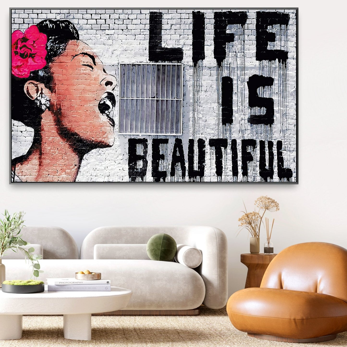 "Life is Beautiful" by Banksy
