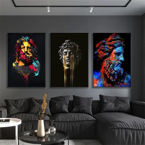 Quadro Mitologia Greca, un'opera che rappresenta personaggi della mitologia, ideale per decorare con eleganza e simbolismo le tue pareti."