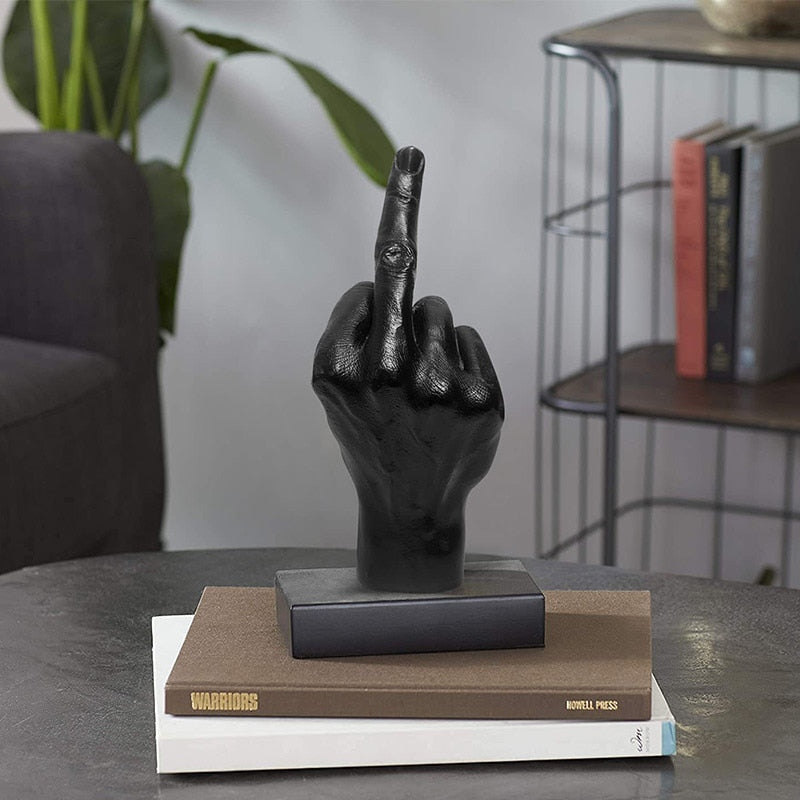 Middle Finger Sculpture