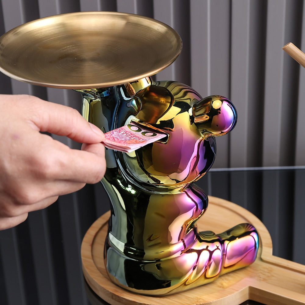 Piggy bank sculpture