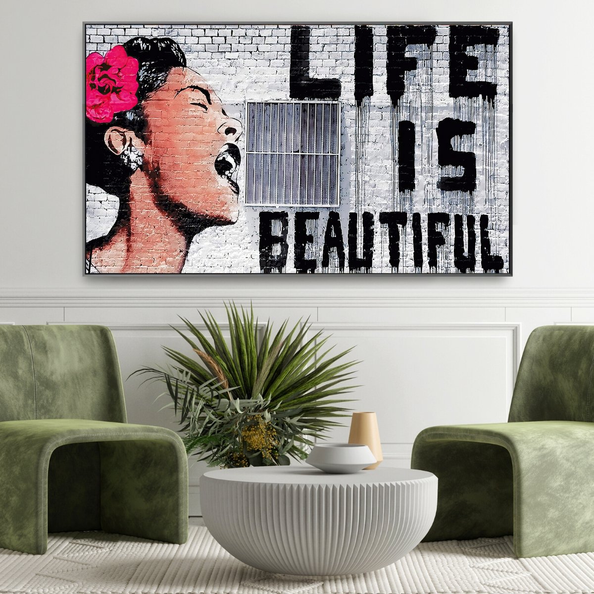 "Life is Beautiful" by Banksy
