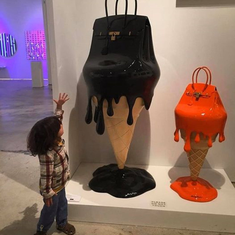Ice cream with Birkin Bag
