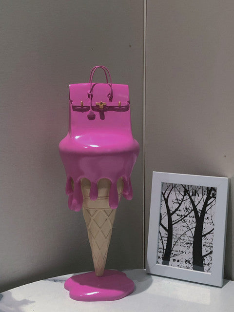 Ice cream with Birkin Bag