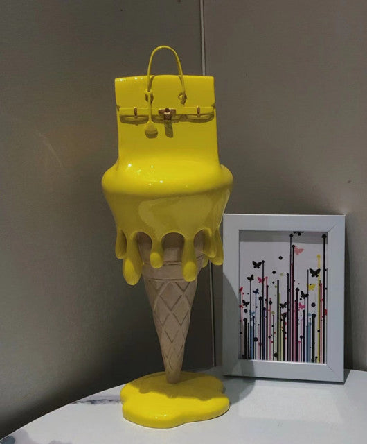 Ice cream with Birkin Bag