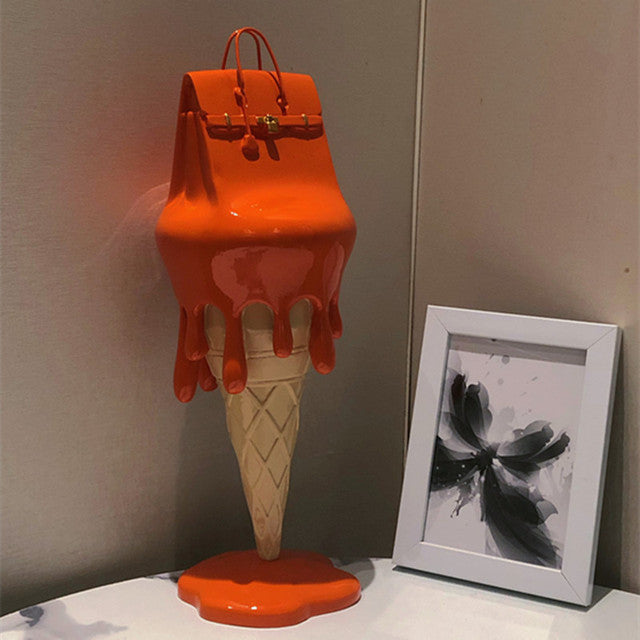 Ice cream with Birkin Bag