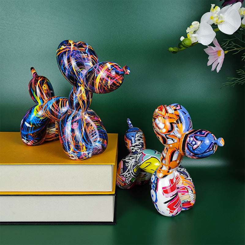 Graffiti balloon dog