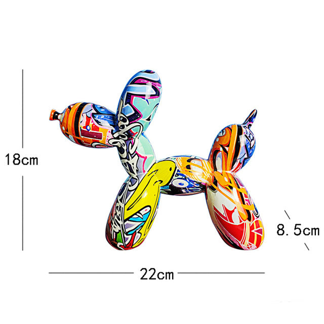 Graffiti balloon dog