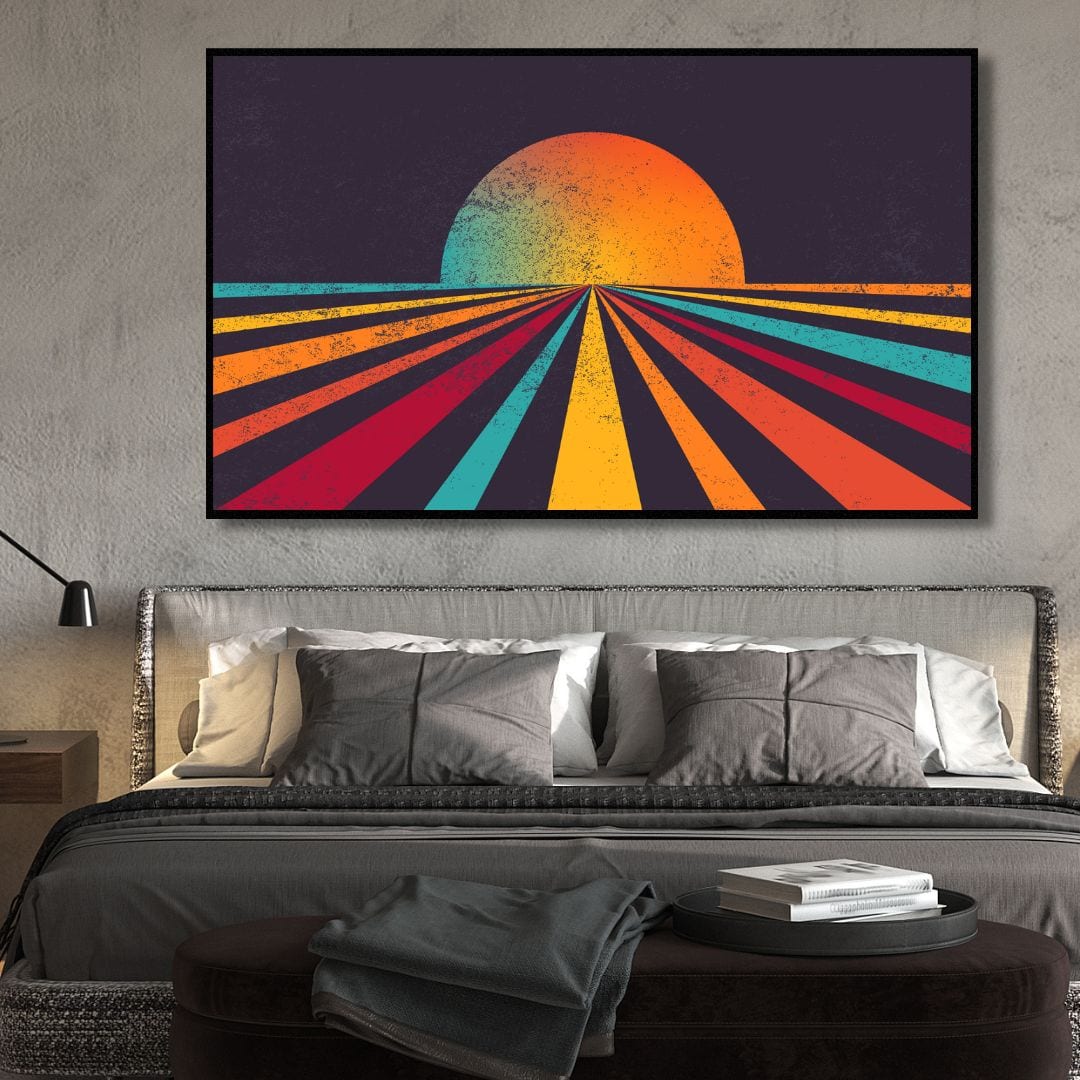 Abstract sunset