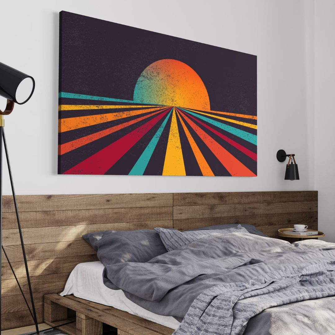 Abstract sunset