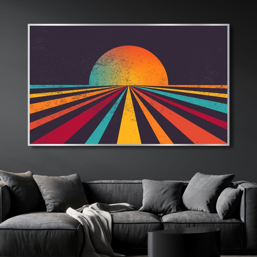 Abstract sunset
