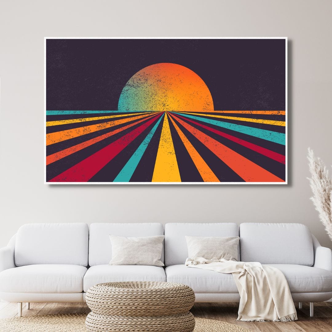 Abstract sunset