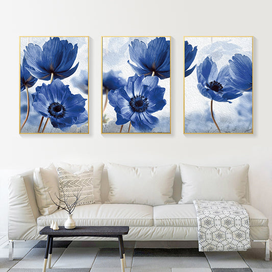 Botanica floreale blu