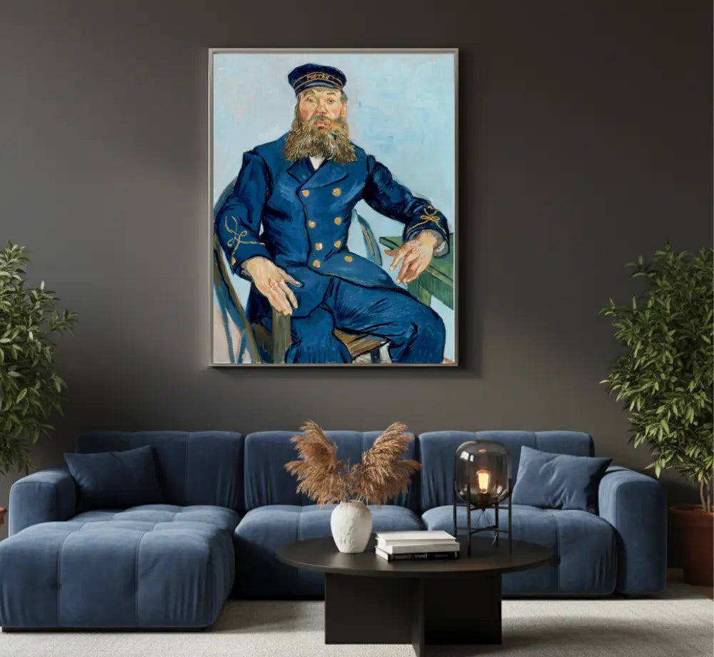 il postino joseph roulin van gogh quadro su tela quadri moderni per soggiorno ritratto artistico design