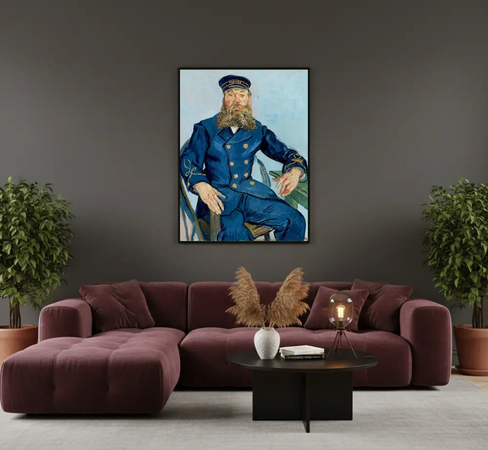 il postino joseph roulin van gogh quadro su tela quadri moderni per soggiorno ritratto artistico design