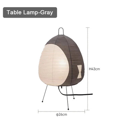 Lampada da tavolo stile giapponese Colorata