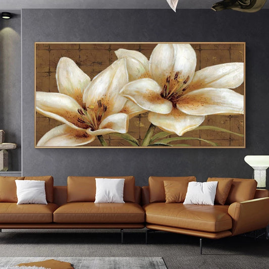 Quadro su tela di di fiori-colorati-pittura-a-olio-astratta-stampata-su-tela-immagini-per-pareti soggiorno