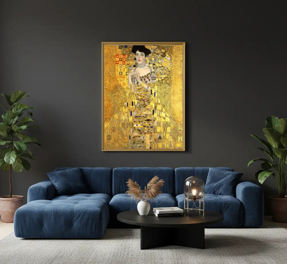 quadro adele bloch bauer klimt quadri moderni su tela soggiorno design elegante oro arte classica contemporanea