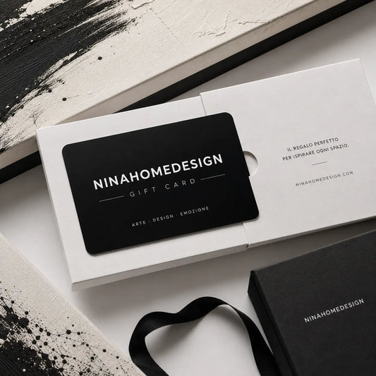 Gift Card Ninahomedesign – Regala un'opera d'arte per la casa