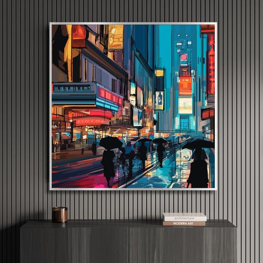 Quadro moderno con skyline di New York e grattacieli
